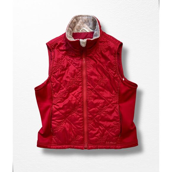 LL Bean Women’s Quilted Sherpa Lined Vest, Size M - Picture 3 of 13